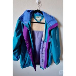 Vintage ll bean anorak rain coat